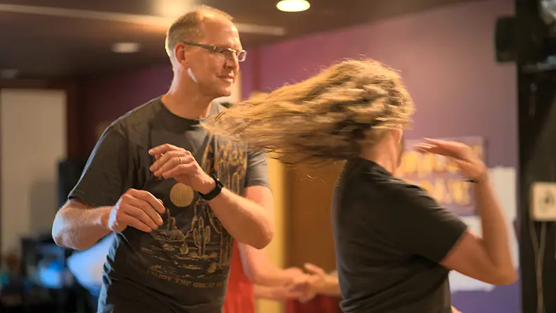 people dancing at dance zone marquette