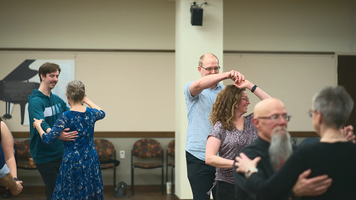 people dancing at winter whirl 2025