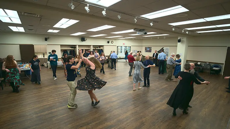 people dancing at winter whirl 2025